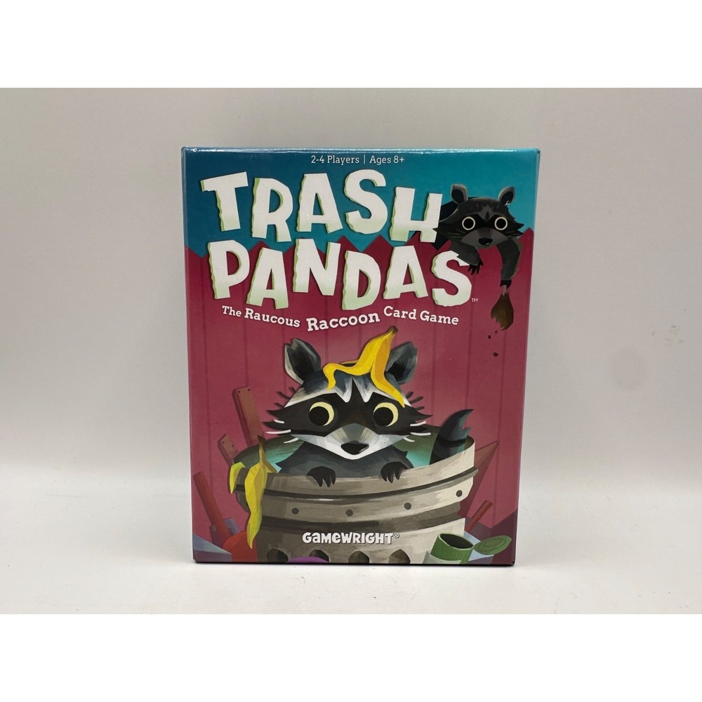 Trash Pandas The Raucous Raccoon Card Game Gamewright COMPLETE